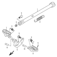  FUSSRASTEN / STAENDER