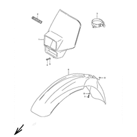 KOTFLUEGEL VORNE / SCHEINWERFERGEHAEUSE