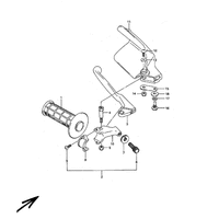 GRIFF LINK / KUPPLUNGSHEBEL / HANDSCHUTZ