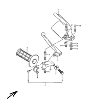 GRIFF LINK / KUPPLUNGSHEBEL / HANDSCHUTZ