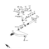 SCHALTWALZE / SCHALTWELLE / SCHALTHEBEL