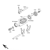  SCHALTGABEL / SCHALTWALZE