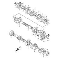 GETRIEBE BIS RAHMEN-NR. 106032