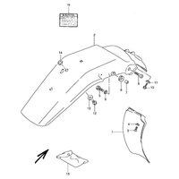 KOTFLUEGEL HINTEN / AUFSCHRIFT