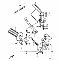 GRIFF LINKS / KUPPLUNGSHEBEL