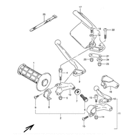 GRIFF LINKS / KUPPLUNGSHEBEL