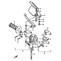 GRIFF LINKS / KUPPLUNGSHEBEL / LENKERSCHALTER