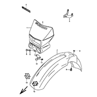 KOTFLUEGEL VORNE / SCHEINWERFERMASKE