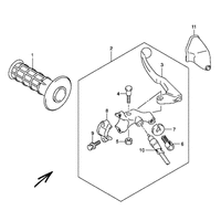 GRIFF LINKS / KUPPLUNGSHEBEL