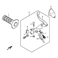 GRIFF LINKS / KUPPLUNGSHEBEL