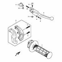 GRIFF RECHTS / BREMSHEBEL