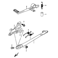 STAENDER / FUSSBREMSHEBEL