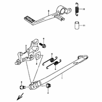 STAENDER / FUSSBREMSHEBEL