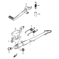STAENDER / FUSSBREMSHEBEL