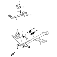 STAENDER / FUSSBREMSHEBEL