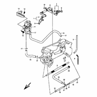 HALTERUNG DROSSELKLAPPE