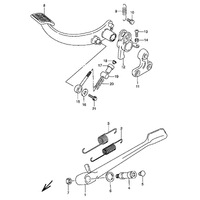 STAENDER / FUSSBREMSHEBEL