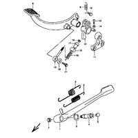 STAENDER / FUSSBREMSHEBEL