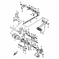  SCHALTWELLE / SCHALTHEBEL