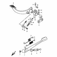 STAENDER / FUSSBREMSHEBEL