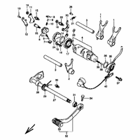 SCHALTWELLE / SCHALTHEBEL