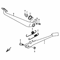  FUSSRASTEN / STAENDER