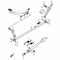 STAENDER / FUSSBREMSHEBEL