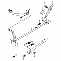 STAENDER / FUSSBREMSHEBEL
