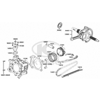 Zylinder, Kolben & Kurbelwelle