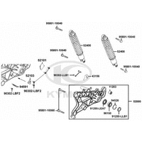 Stoßdämpfer hinten & Schwingarm