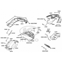 Rücklicht hintere Radabdeckung