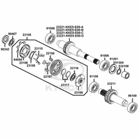 Vorgelegewelle & Antriebswelle