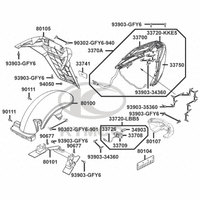 Rücklicht, Spritzschutz & Radabdeckung hinten