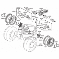 Räder, Bremse & Antriebswellen vorne
