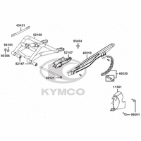 Schwinge hinten & Antriebskette
