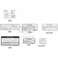 Aufkleber & Hinweisschilder