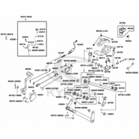 Hauptbremszylinder hinten, Schalthebel & Fußbremse