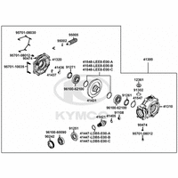 Kardangetriebe hinten