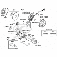 Lichtmaschine, Anlasser & Ölpumpe