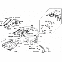 Rücklicht & hintere Radabdeckung