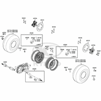 Räder vorne mit Bremse & Antriebswelle