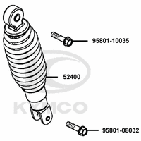 Stoßdämpfer hinten