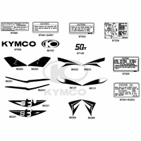Aufkleber, Embleme & Hinweis - Schilder