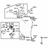 Hauptbremszylinder vorne & Bremsschläuche