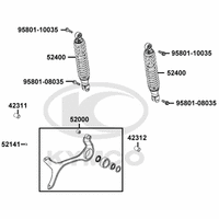 Stossdämpfer & Schwingarn hinten