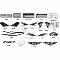 Aufkleber, Embleme & Hinweis - Schilder