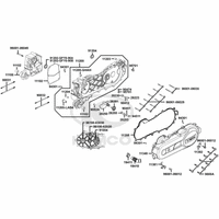 Kurbelgehäuse kpl. & Variomatikdeckel
