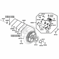 Vorderrad mit Bremse