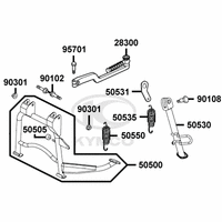Ständer & Kickstarterhebel