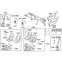 Sitze, Kopfstützen & Sicherheitsgurte